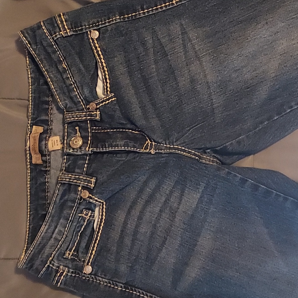Nine West Dark Blue Boot Cut Jeans